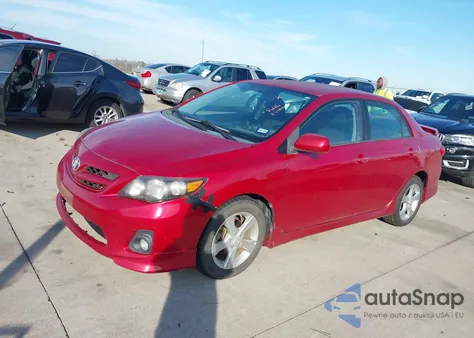 2012 Toyota Corolla S z USA, uszkodzony, nr VIN 2T1BU4EEXCC780687